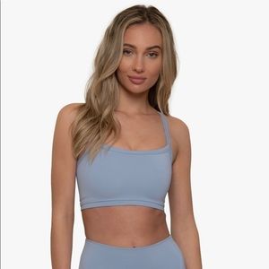 Morgan Stewart sport teal sports bra